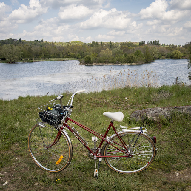 Etang le long de la Seine à Vélo entre Guernes et Sandrancourt / © Jérômine Derigny pour Enlarge your Paris  