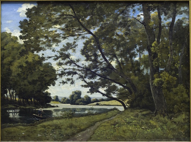 Les bords de la Seine à Suresnes, Henri Harpignies / DR