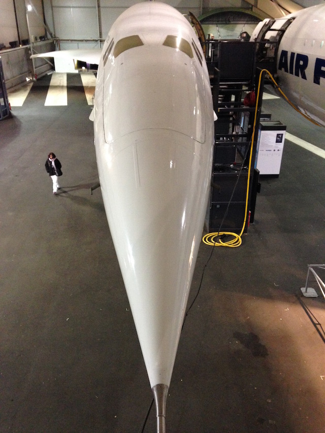 Le nez du Concorde au musée de l'Air et de l'Espace au Bourget / © Steve Stillman