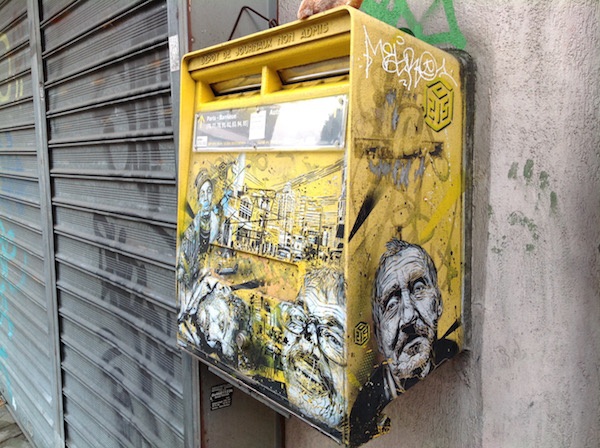 Oeuvre de C215 à Vitry / © Steve Stillman