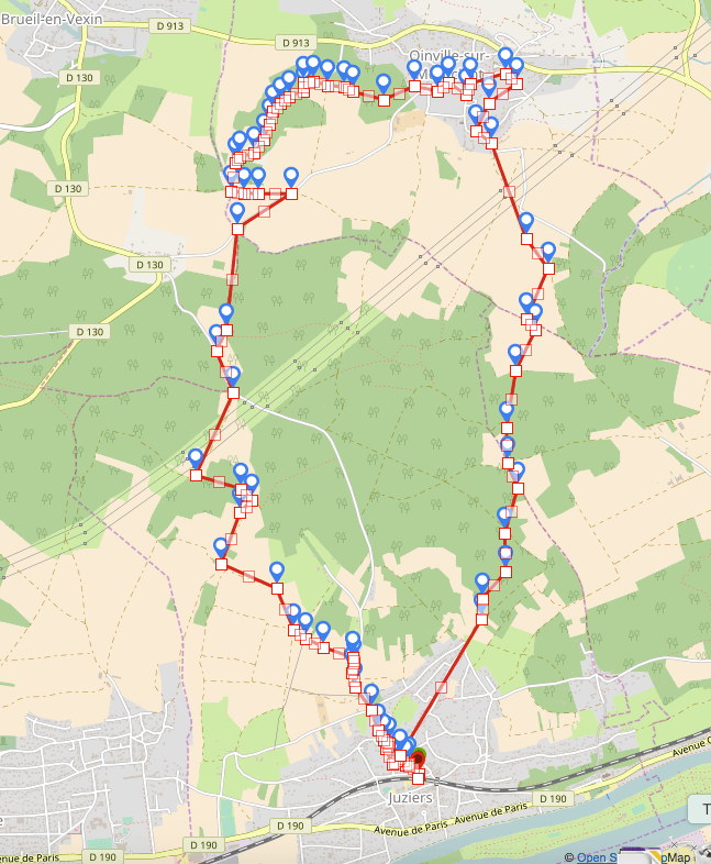 Randonnée dans le Vexin autour de Juziers