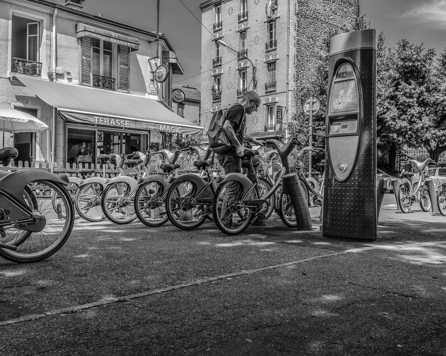 Vélib' à Montreuil / © Jean-Fabien Leclanche pour Enlarge your Paris