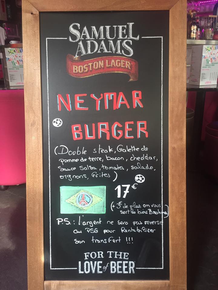 La composition du Neymar burger / © La Tête à l'Envers