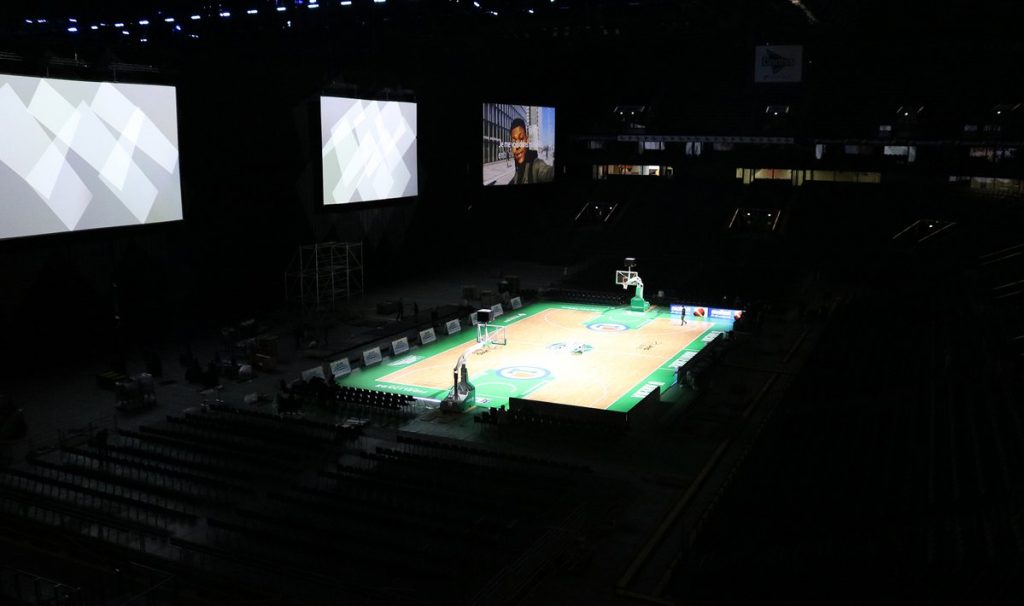 L'U Arena de Nanterre en version salle de basket / DR