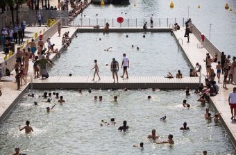 La baignade de retour le 20 juin dans le bassin de la Villette