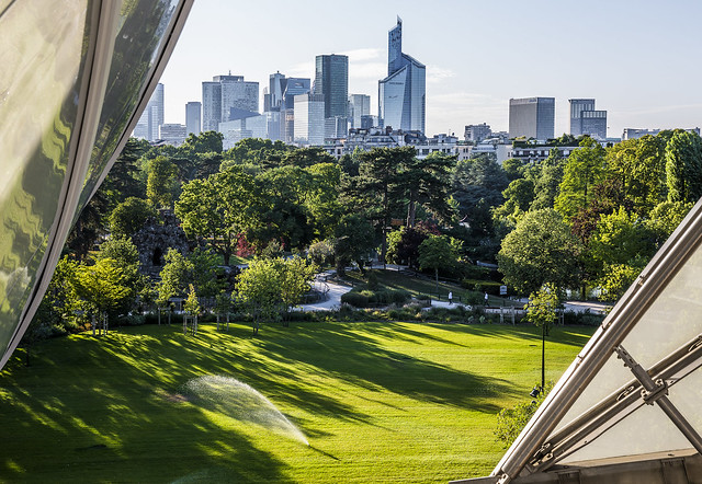 Le bois de Boulogne vu depuis la Fondation Louis-Vuitton / © Ninara (Creative commons - Flickr)