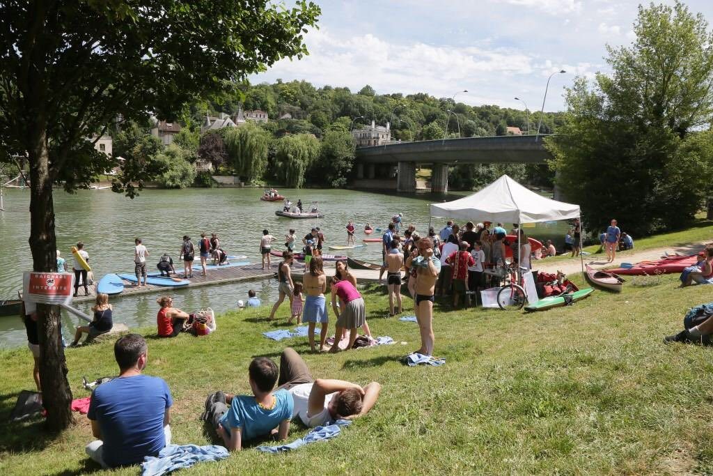 Le Big Jump sur la Marne à Saint-Maur / © Marne Vive