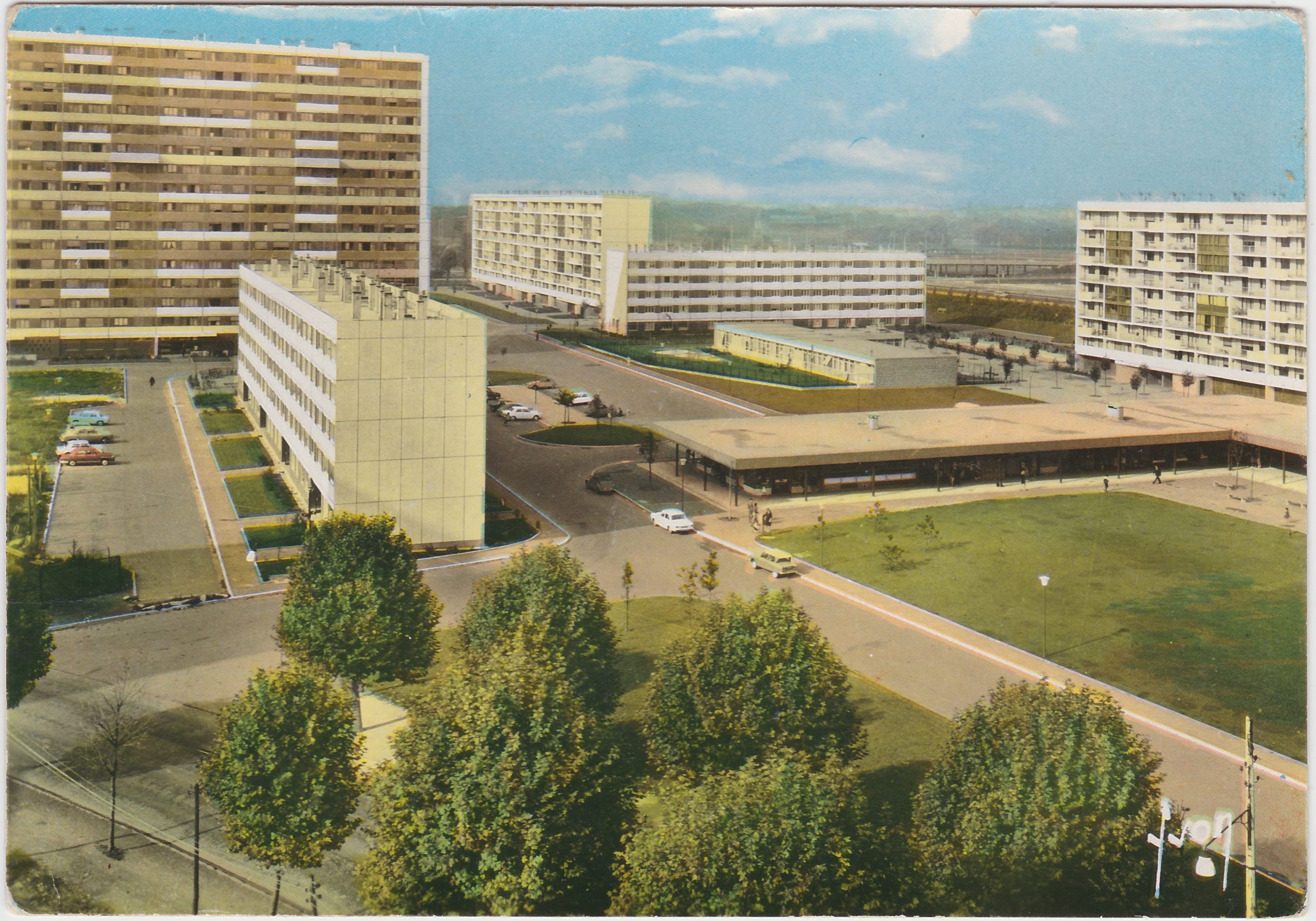 La Courneuve, la cité des 4000. DR. Collection Renaud Esptein