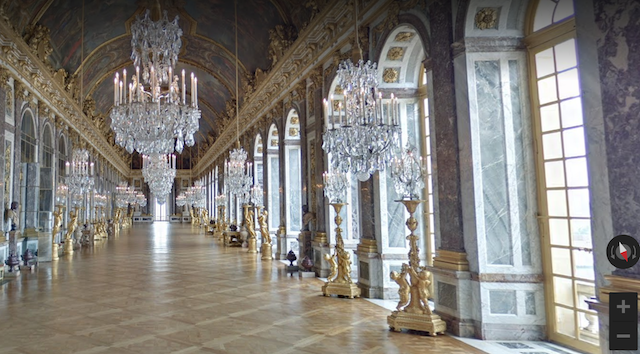 Visite virtuelle de la Galerie des Glaces du château de Versailles / © Google Arts and Culture 