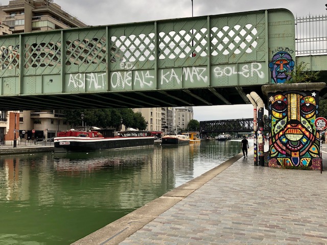 Le quai de la Marne le long du canal de l'Ourcq / © Steve Stillman pour Enlarge your Paris  