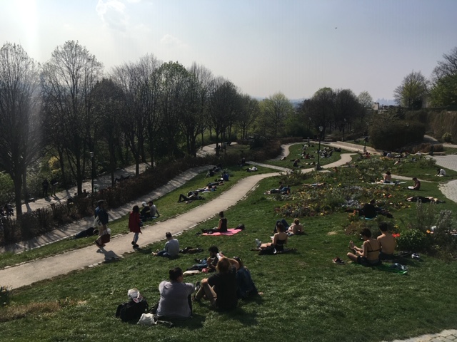 Le parc de Belleville / © Steve Stillman pour Enlarge your Paris