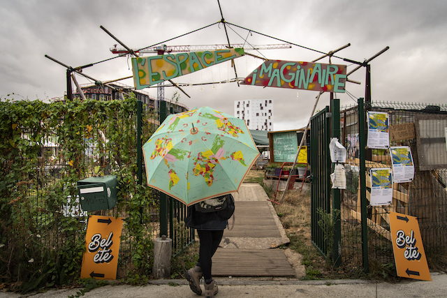 Jour 12. La friche culturelle de l’Espace imaginaire à la Plaine Saint-Denis, entre le nouveau campus Condorcet et les reliquats de la Petite Espagne / © Jérômine Derigny pour Enlarge your Paris