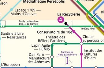 Une carte de métro des lieux culturels du Grand Paris