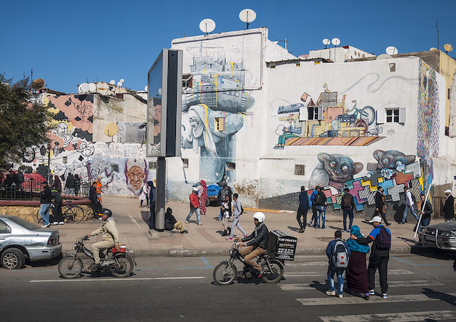 Casablanca au Maroc où ont fleuri de nombreuses fresques street art ces dernières années / © Britt-Marie Sohlström (Creative commons - Flickr)