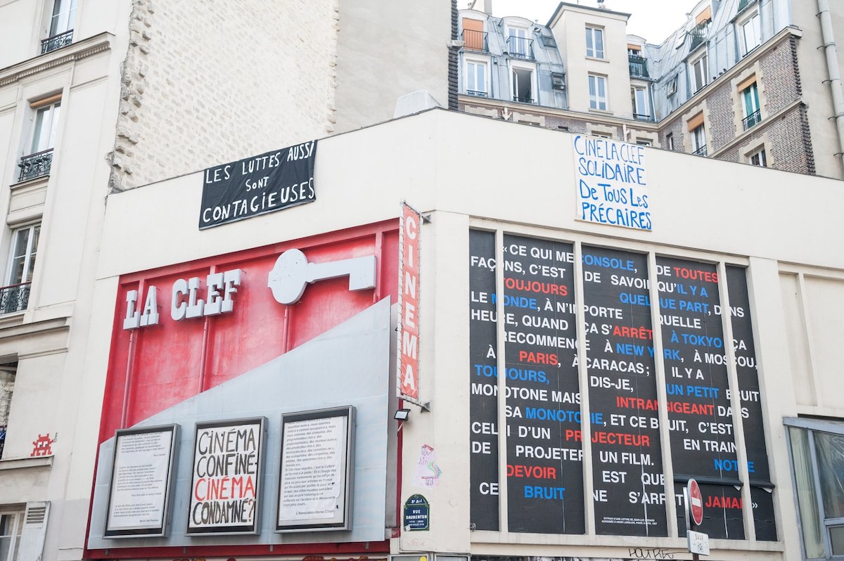 Menacé de fermeture, La Clef, dernier cinéma associatif à Paris, est occupé depuis 2019 par le collectif La Clef Revival / © La Clef Revival