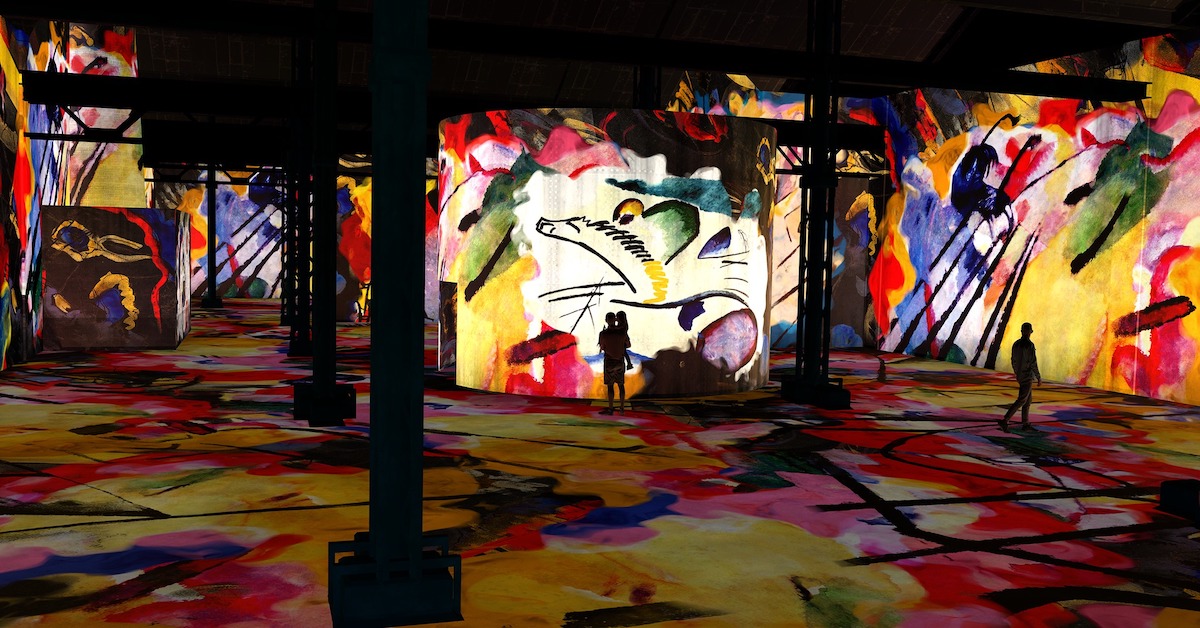 L'Atelier des lumières à Paris projette les oeuvres de Cézanne et Kandinsky jusqu'au 2 janvier 2023 / © Culturespaces/Cutback 