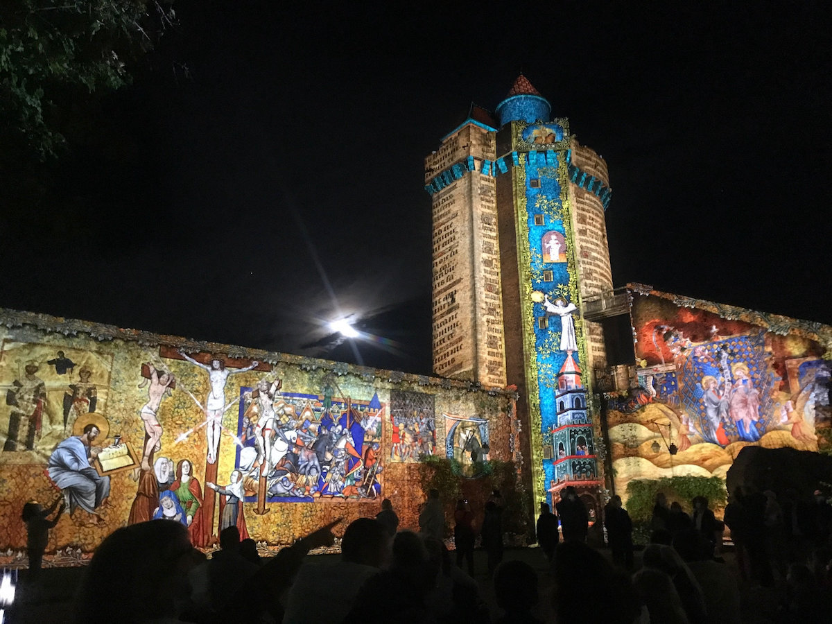 Les "Lumières de Blandy" reviennent jusqu'à mi-septembre au château de Blandy-les-Tours / © Château de Blandy-les-Tours