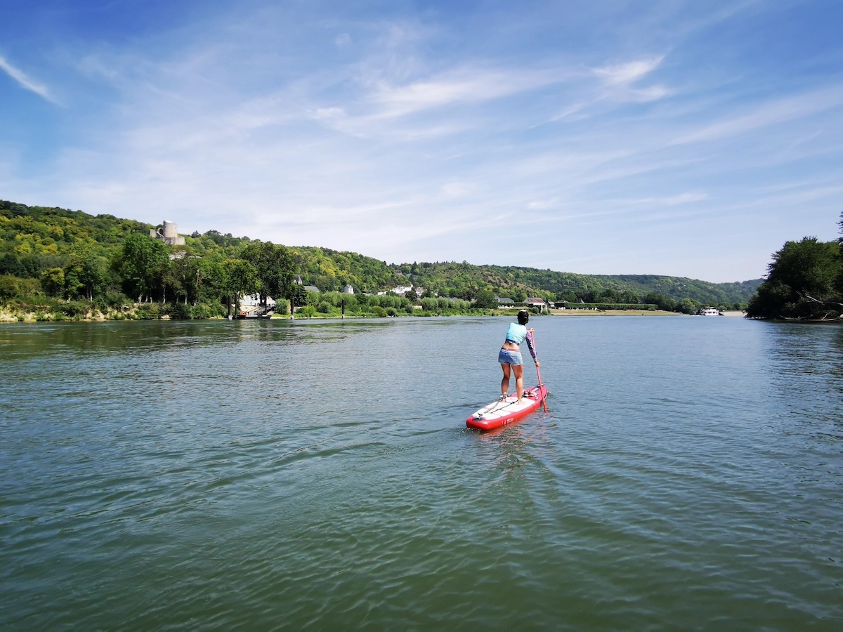 Paddle sur la Seine dans le parc naturel du Vexin / © Bastien Hugues 