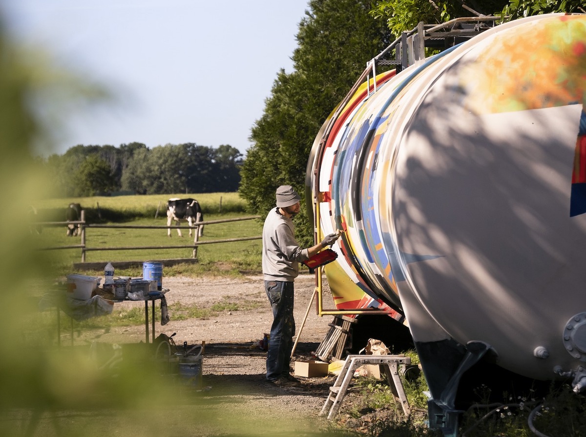 Le festival d'art en plein air "Inspire" se déroule du 24 septembre au 5 novembre dans les paysages de la la communauté de communes de Caux-Austreberthe en Seine-Maritime / © Festival Inspire