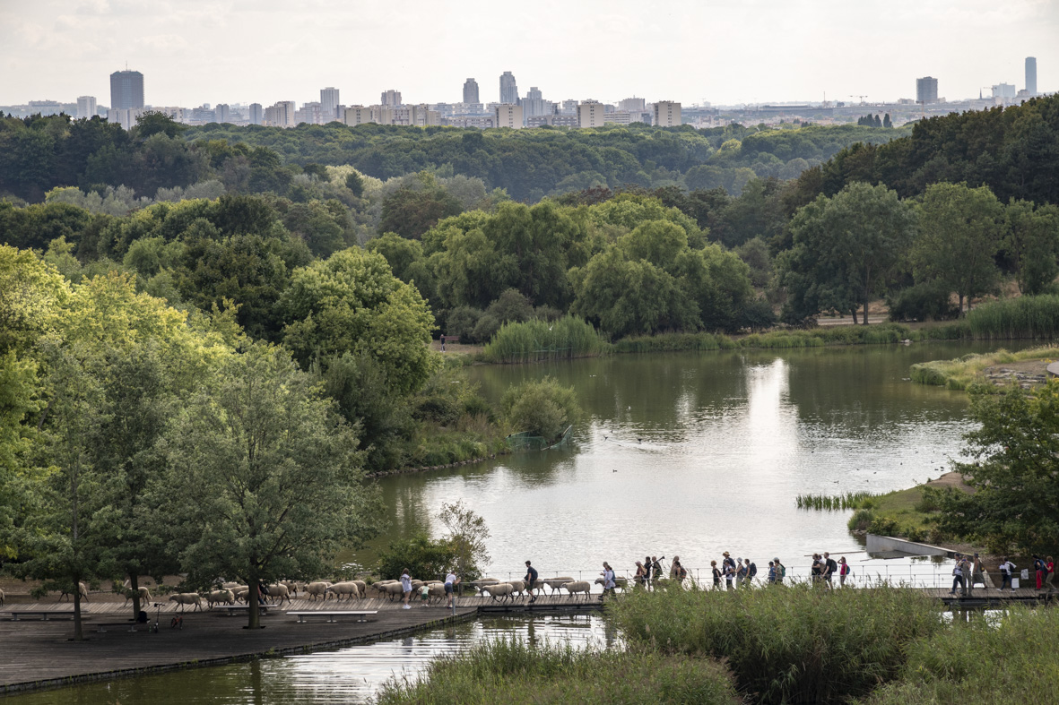 Le parc-Georges Valbon, à cheval entre La Courneuve, Saint-Denis, Stains, Dugny, Garges-lès-Gonesse, est plus grand que Central Park avec ses 410 ha / © Jérômine Derigny pour Enlarge your Paris