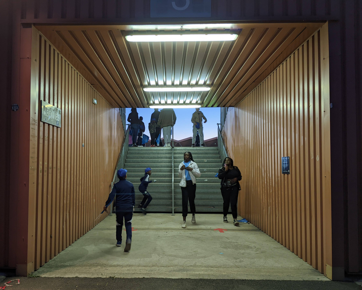 Le stade Duvauchelle à Créteil accueille les matchs de l'US Créteil-Lusitanos pensionnaire de Nationale 2 / © Rémi Belot pour Enlarge your Paris