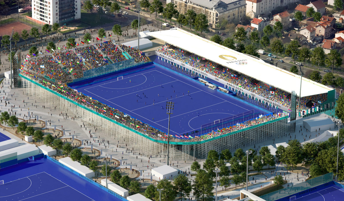 Le stade Yves-du-Manoir va être complètement transformé pour les JO de Paris / © Paris 2024