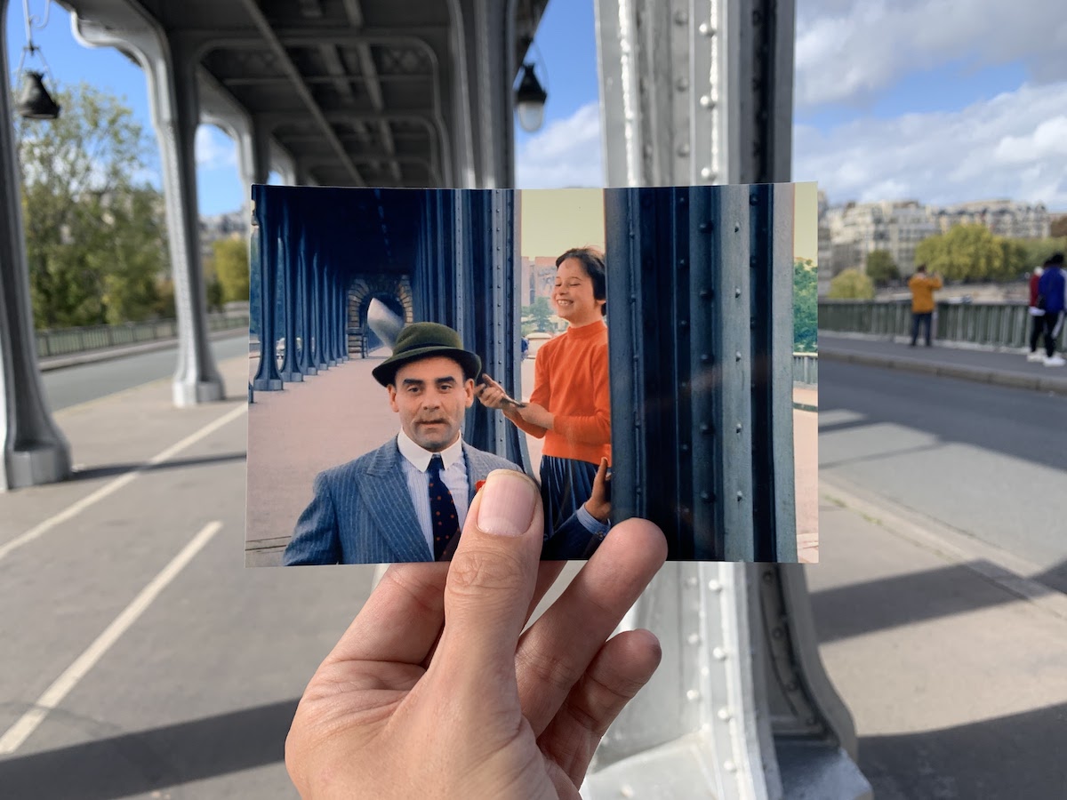 Le pont de Bir Hakeim dans une scène de Zazie dans le métro / © Le Superposeur