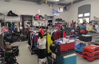 Une gare reconvertie en recyclerie dévolue au sport à Massy