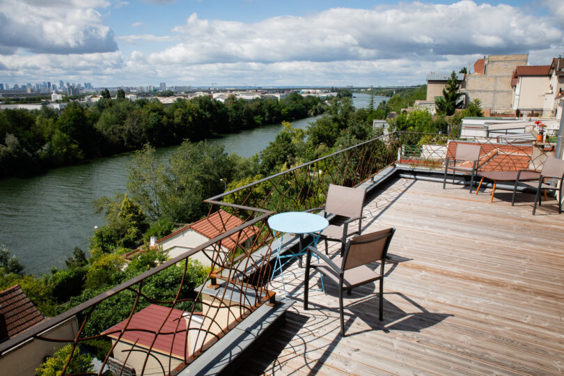 La terrasse de L'Atelier sur Seine / © Atelier sur Seine