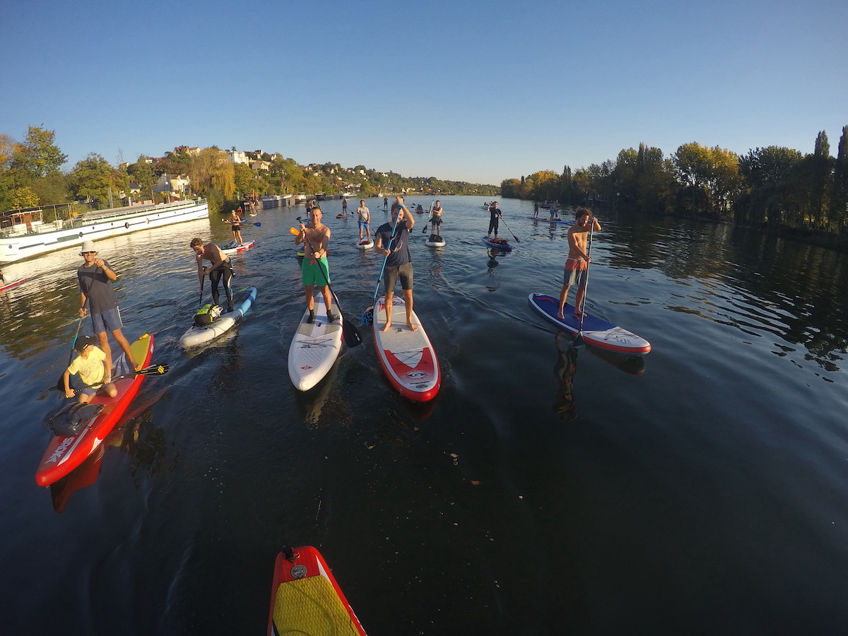 Dimanche 1er octobre, 70 paddleurs vont traverser les Hauts-de-Seine sur la Seine / © Nicolas Sirot