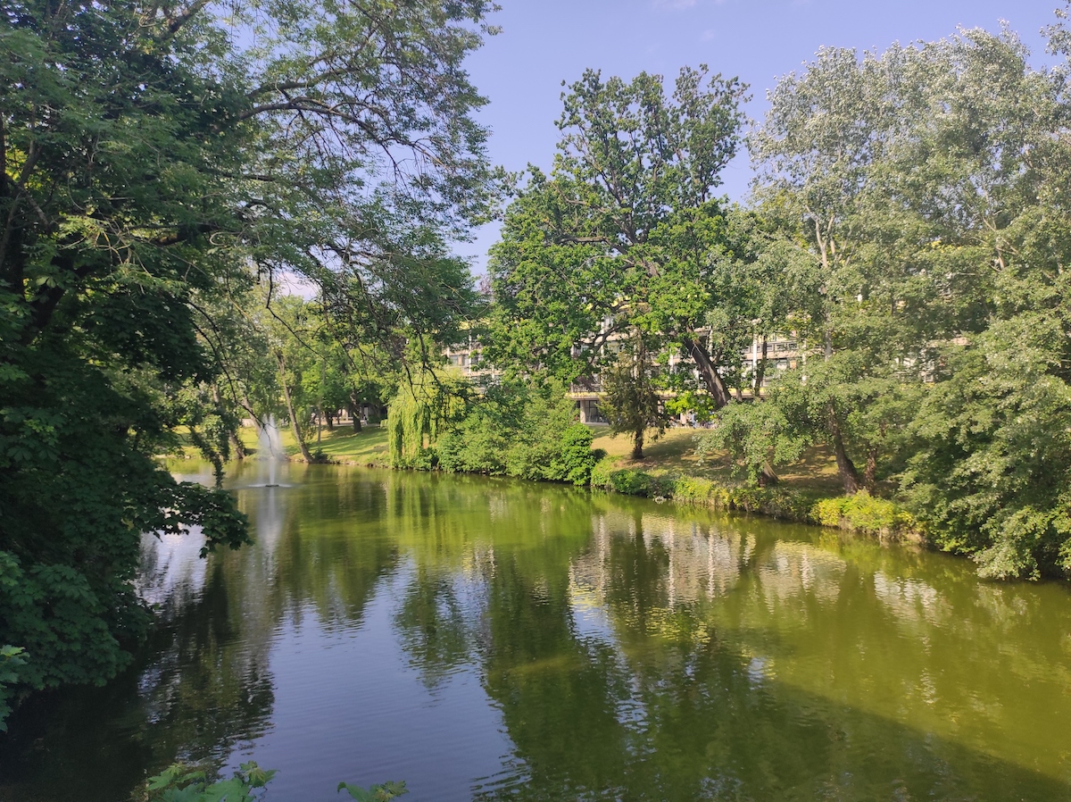 La vue depuis le parc aquatique du Raincy / © Joséphine Lebard pour Enlarge your Paris  