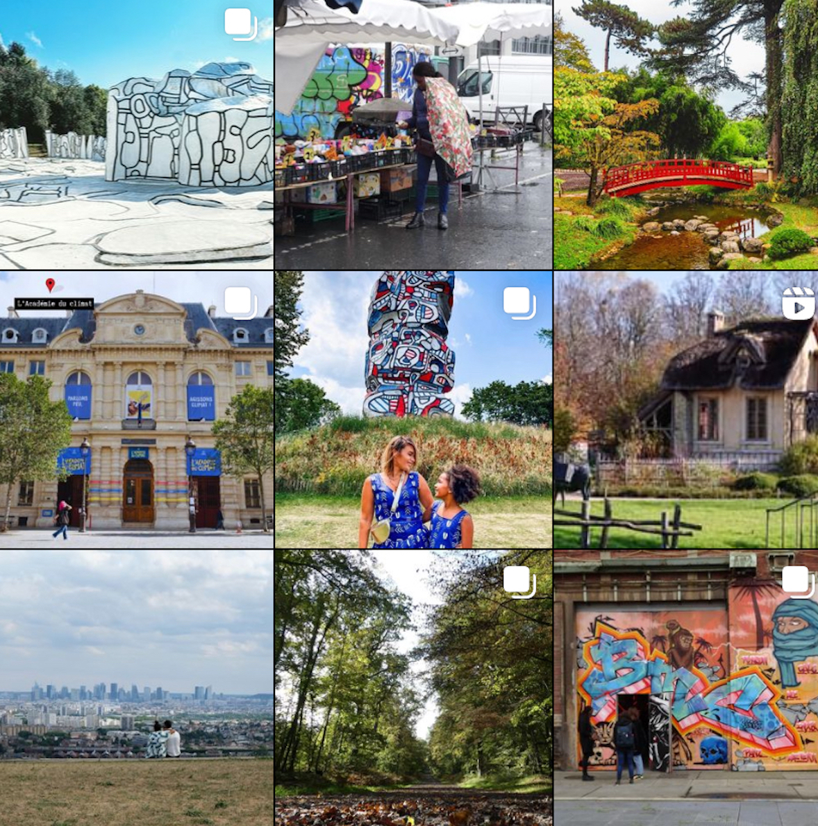 Des photos partagées sur Instagram avec le hashtag #enlargeyourparis / DR