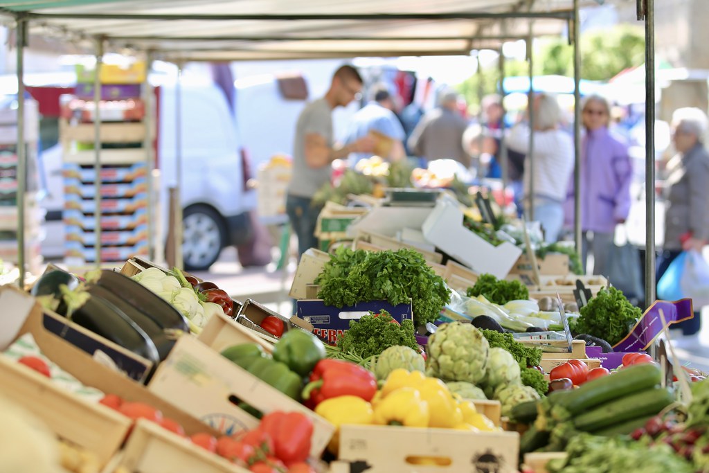 Le marché de Houdan dans les Yvelines / © Nicolas DUPREY - CD 78