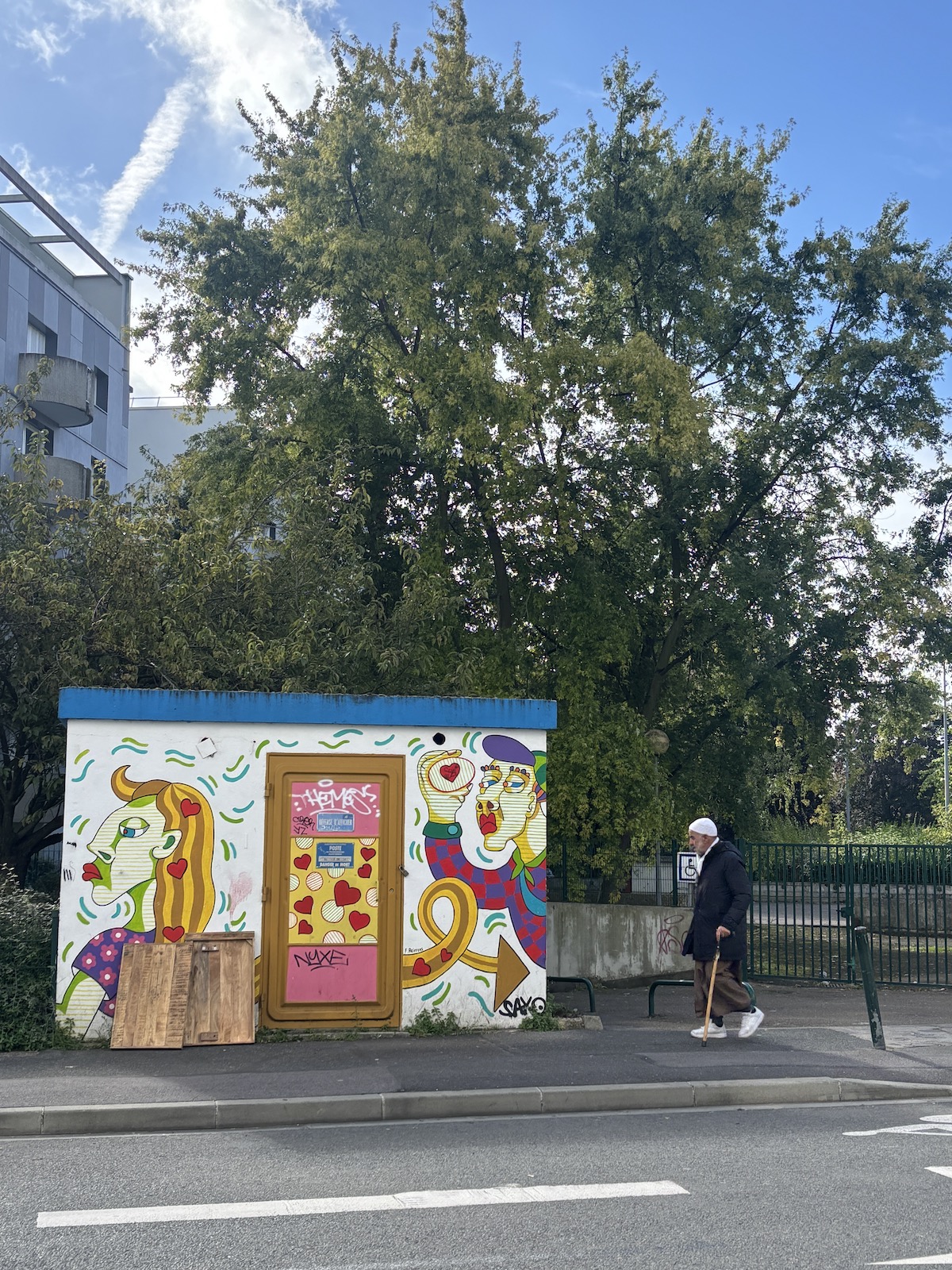 Une fresque street art à Bagneux / © Virginie Jannière pour Enlarge your Paris