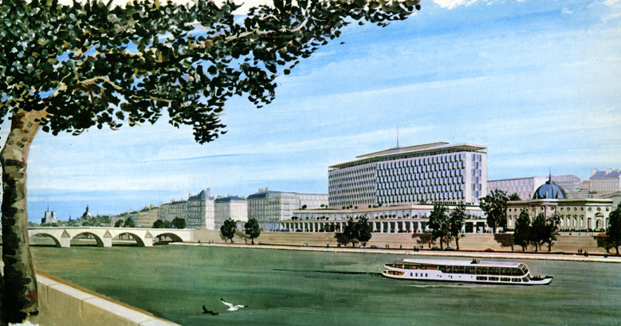 Le projet de 1961. Fonds Guillaume Gillet