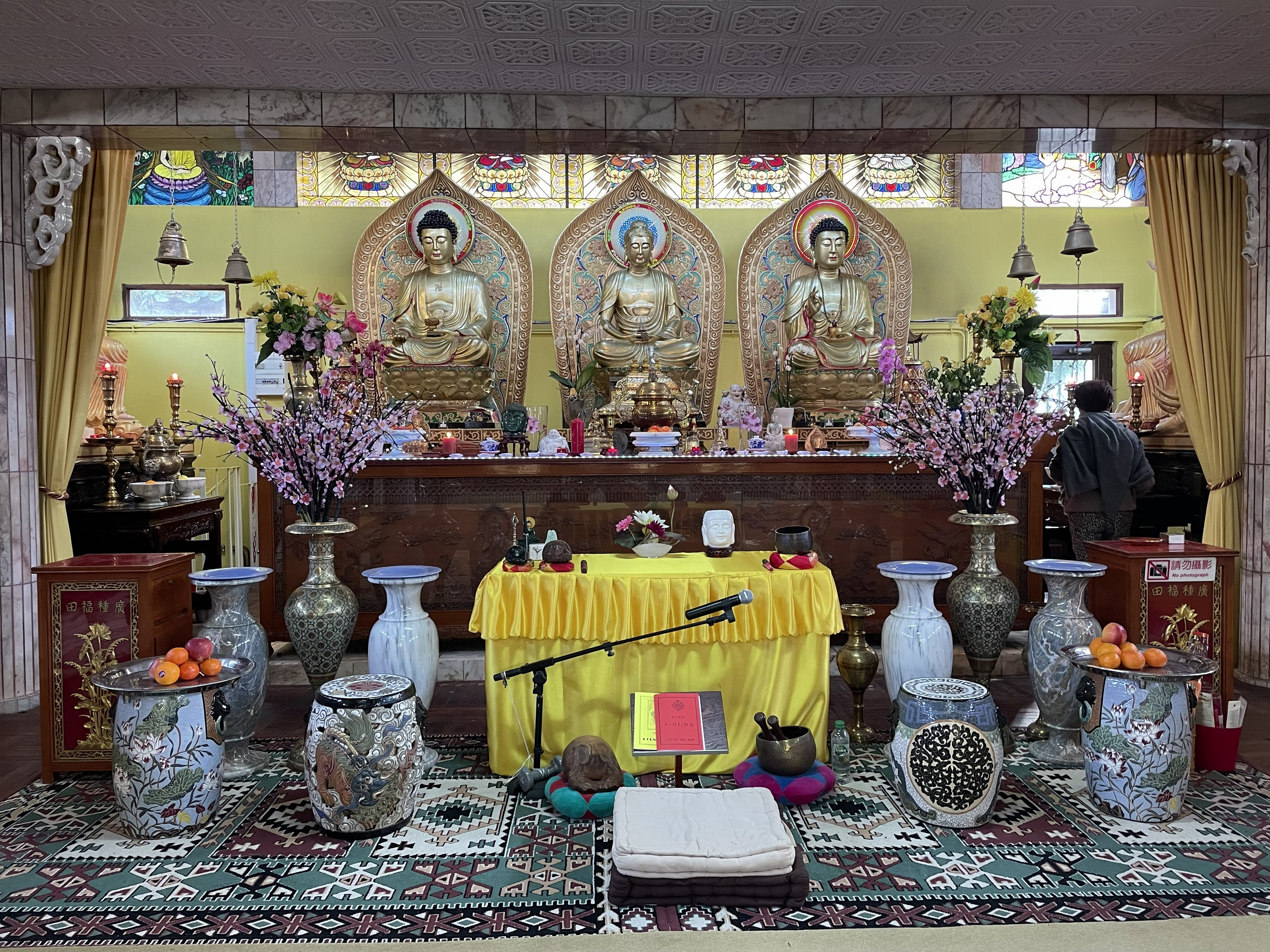 La pagode Chua Tinh Tam, située dans les Hauts-de-Seine, à Sèvres. Photo Anaïs Lerma.