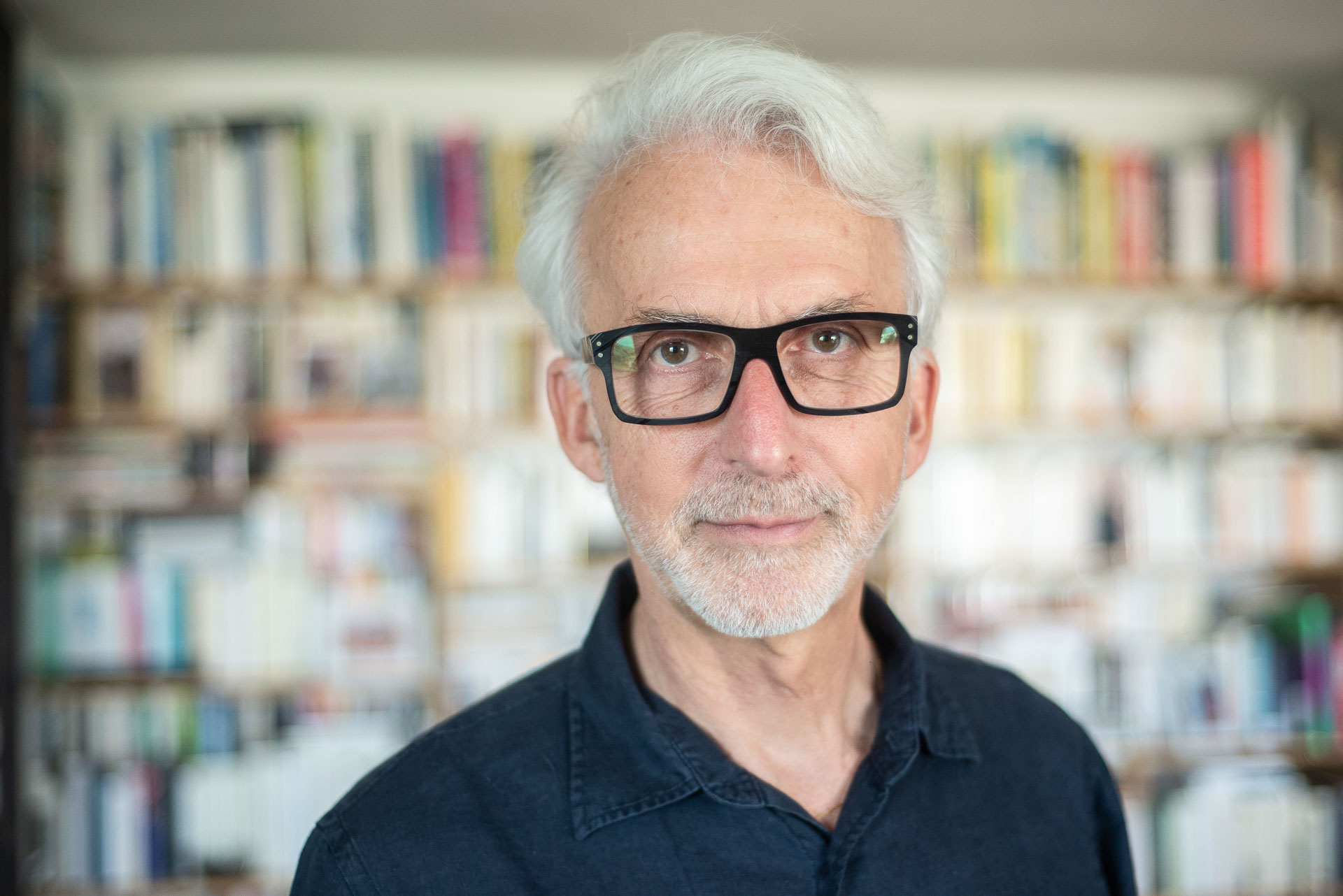 Portraits de Michel Lussault pour le Seuil. Lyon le 10 juillet 2024. Bertrand Gaudillère.