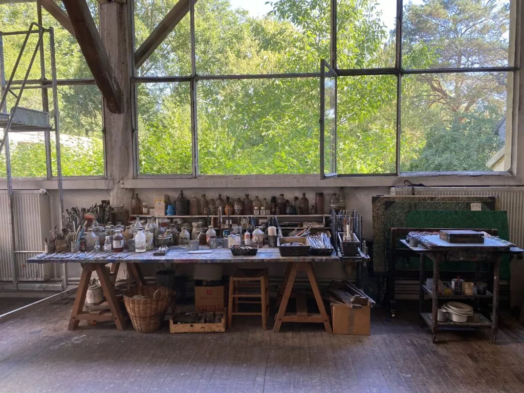 L'atelier du peintre Manessier, dans les Yvelines. DR