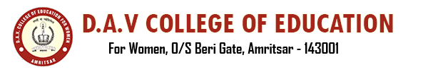 DAV College of Education logo