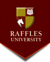 Raffles University, School of Law Alwar  LOgo