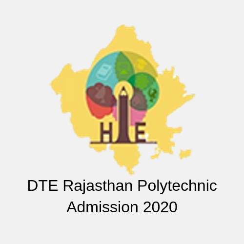 DTE Rajasthan Polytechnic Admission 2020