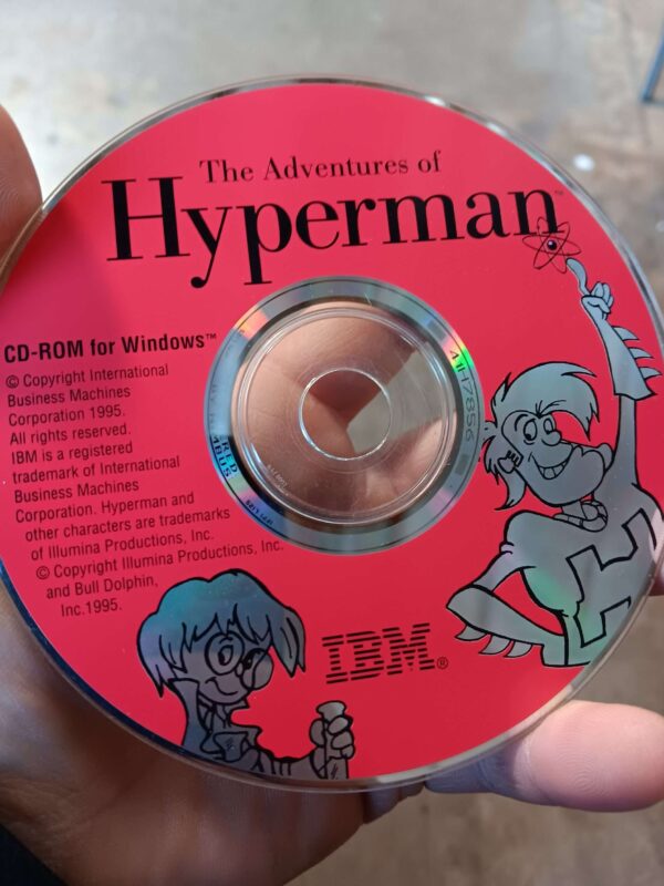 Vintage 1995 IBM The Adventures Of Hyperman IBM PC Windows 3.1 CD-ROM | EZ Auction