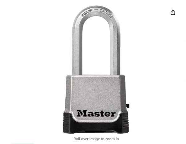 ***MISSING CODE AND KEY NOT INCLUDED***MASTER LOCK | EZ Auction