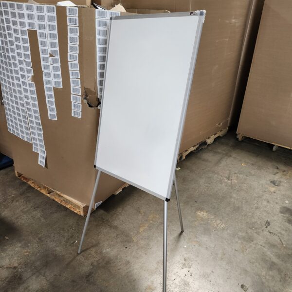 Magnetic Portable Dry Erase 36 x 24 Tripod Height Adjustable, 3' x 2' Flipchart Easel Stand White Board for Office or Teaching at Home & Classroom | EZ Auction