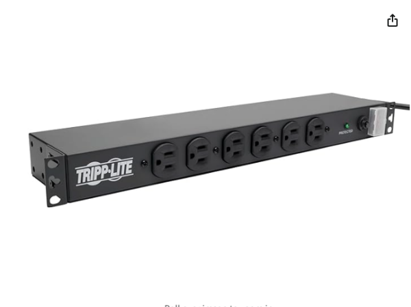 ***PICTURE AS REFERENCE NOT EXACT MODEL***TRIPP LITE BENCH TOP POWER STRIP 6 OUTLETS | EZ Auction