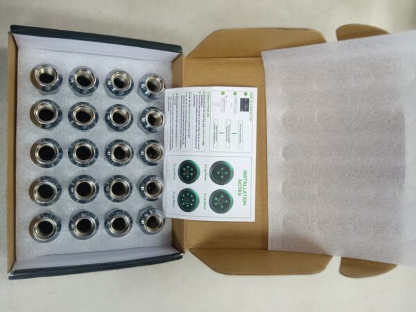 ***NEW IN BOX***M12x1.5 Lug Nuts - Replacement for 2000-2018 Ford Focus, 2001-2023 Escape, 2006-2020 Fusion, 2011-2022 Mazda CX-5, 2003-2021 Mazda 3, 20PCS Chrome Aftermarket Wheel Lug Nut | EZ Auction