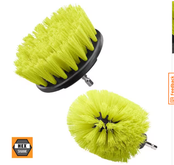 Medium Bristle Brush Multi-Purpose Cleaning Kit (2-Piece) | EZ Auction