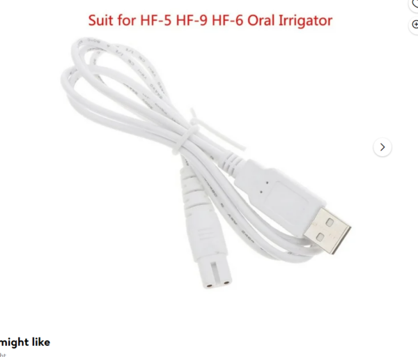 USB Cable Charging Line Suit HF-5 HF-9 HF-6 Oral Irrigator Teeth Water Flos K WA | EZ Auction