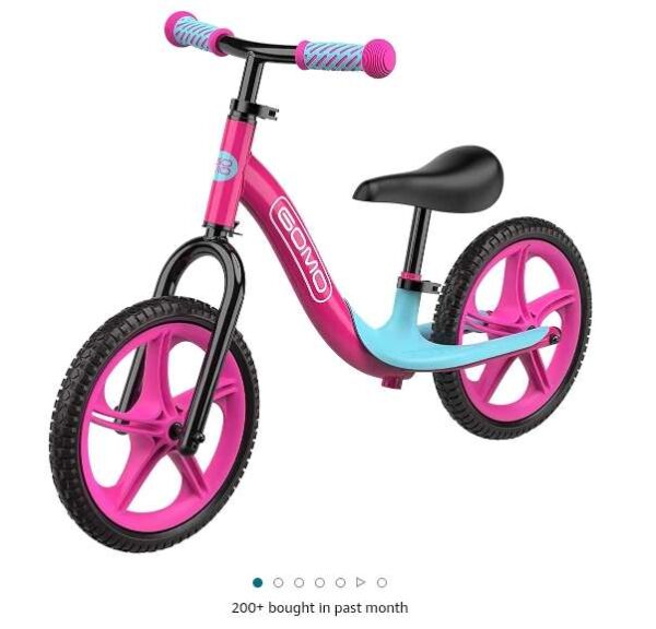 GOMO Balance Bike 2 Year Old, Toddler Bikes 18 Months to 5 Years Old - Balance Bike for 3 Year Old w/Footrest, Soft Grips,Flat Free Tires, Easy Assembly, Push Bike - Toddler Bikes 3-5, Balancing Bike | EZ Auction