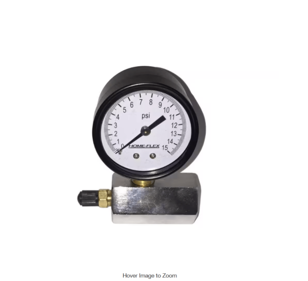 HOME-FLEX 15 psi Gas Pressure Test Gauge | EZ Auction